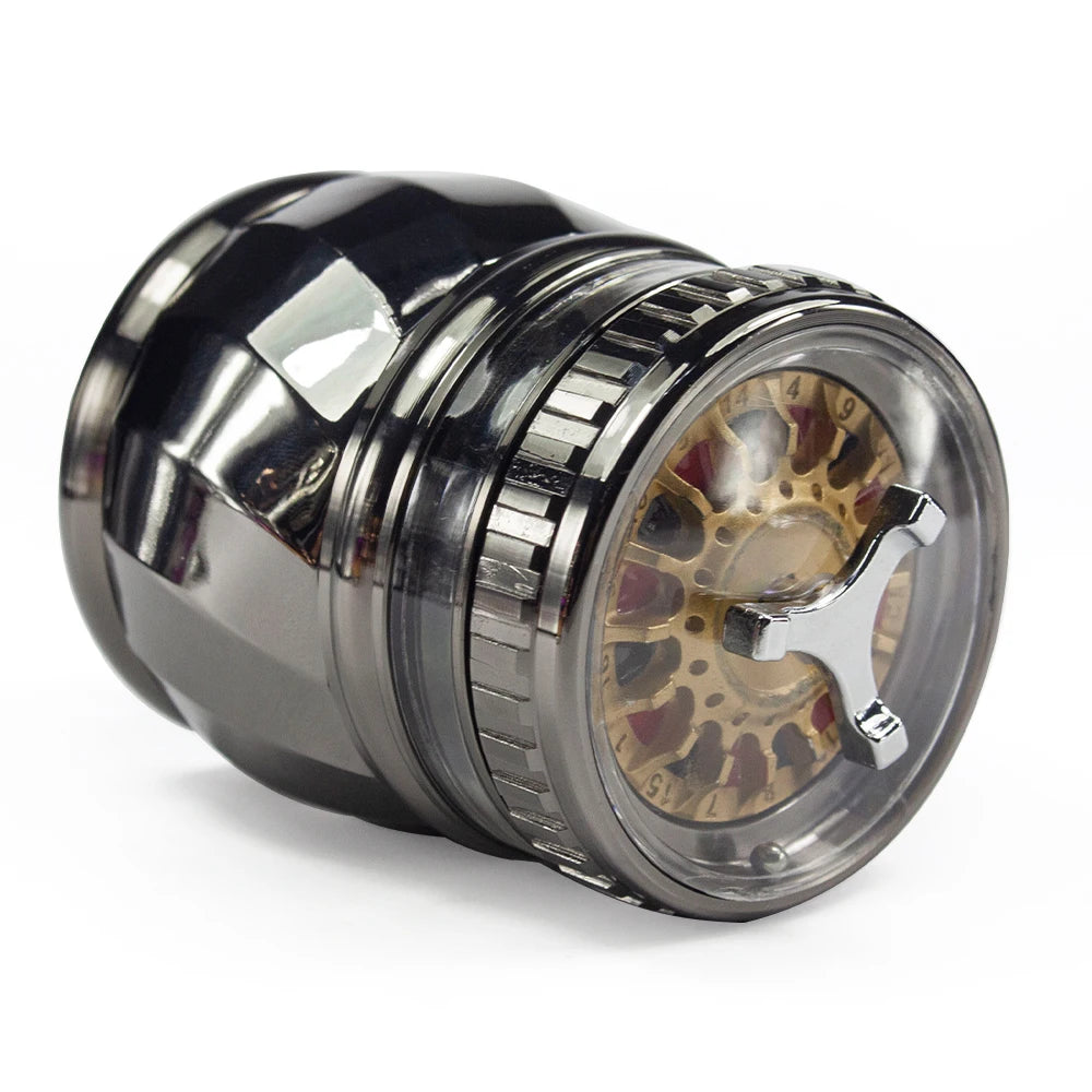 4-Piece Aluminum Herb & Spice Grinder — 63mm | Spinning Lid