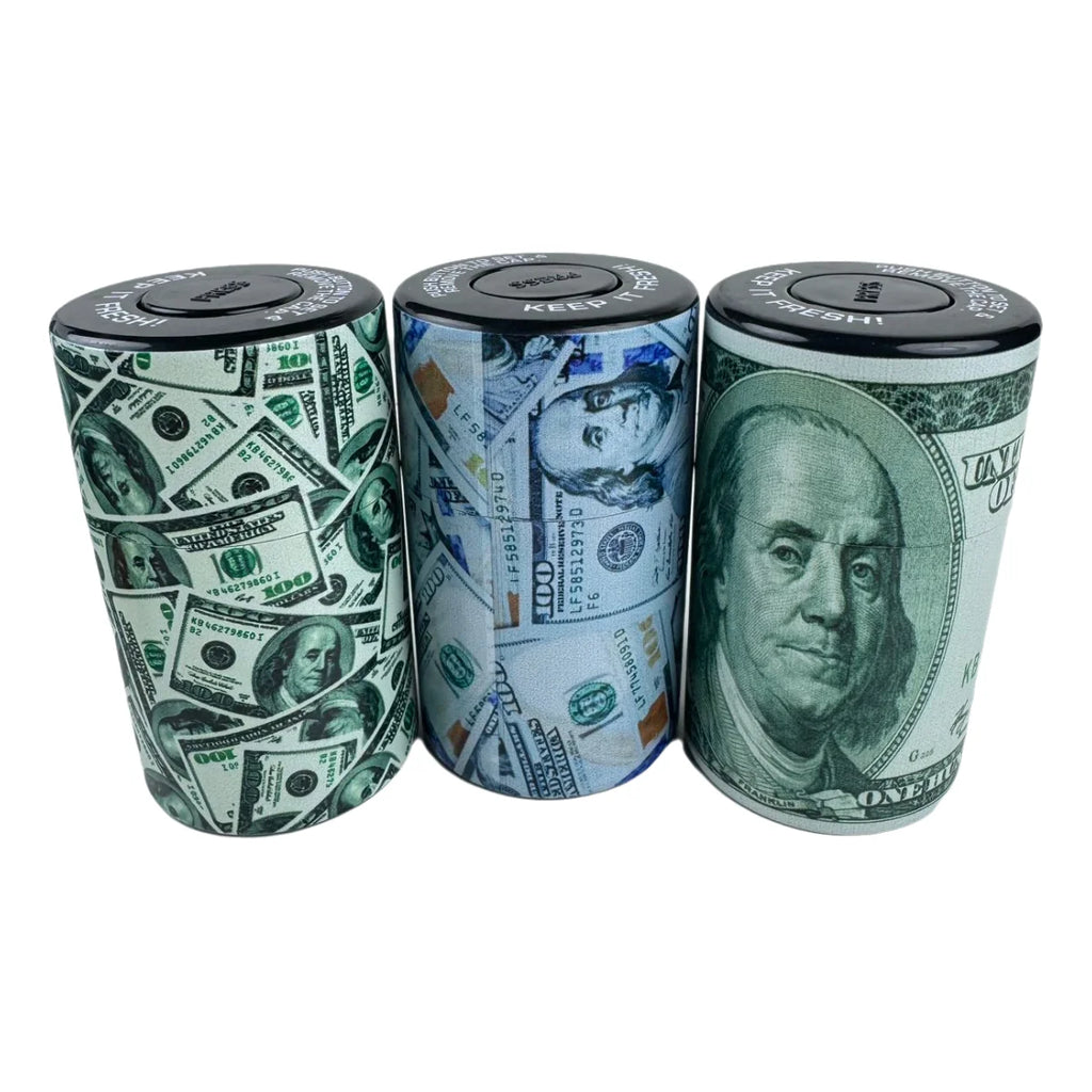 Vacuum-Sealed Herb & Spice Storage Jar — Airtight Container