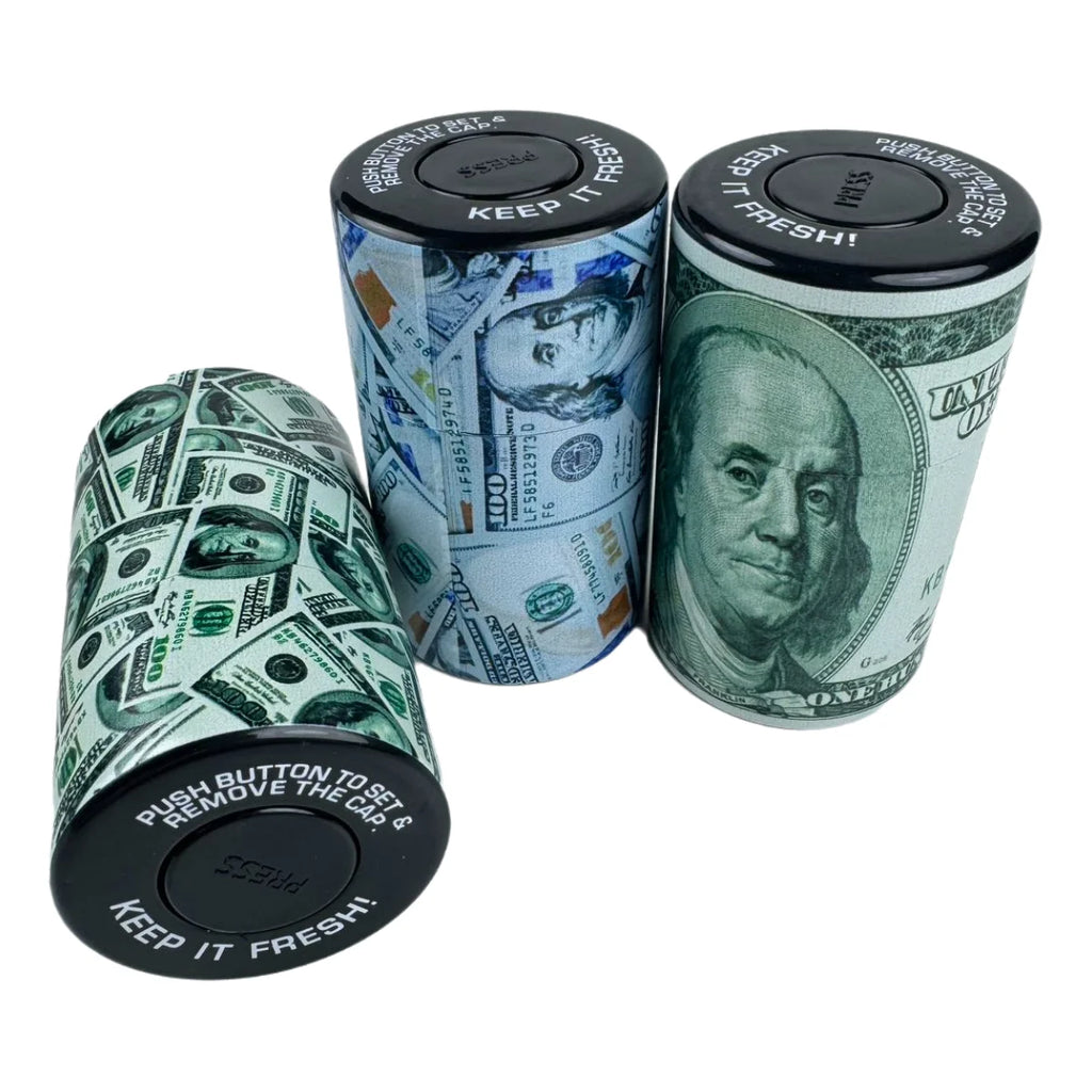 Vacuum-Sealed Herb & Spice Storage Jar — Airtight Container