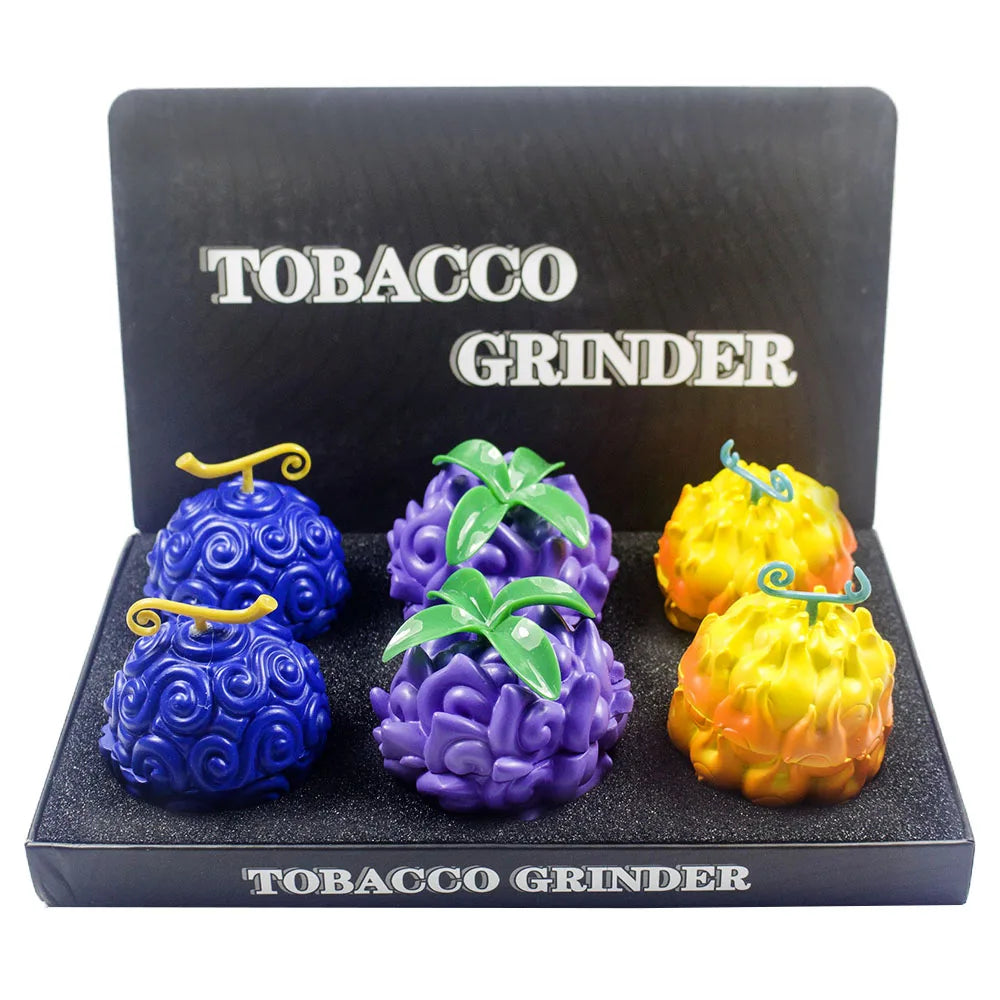 3-Piece Zinc Alloy Herb & Spice Grinder — 2.5" | Multicolor