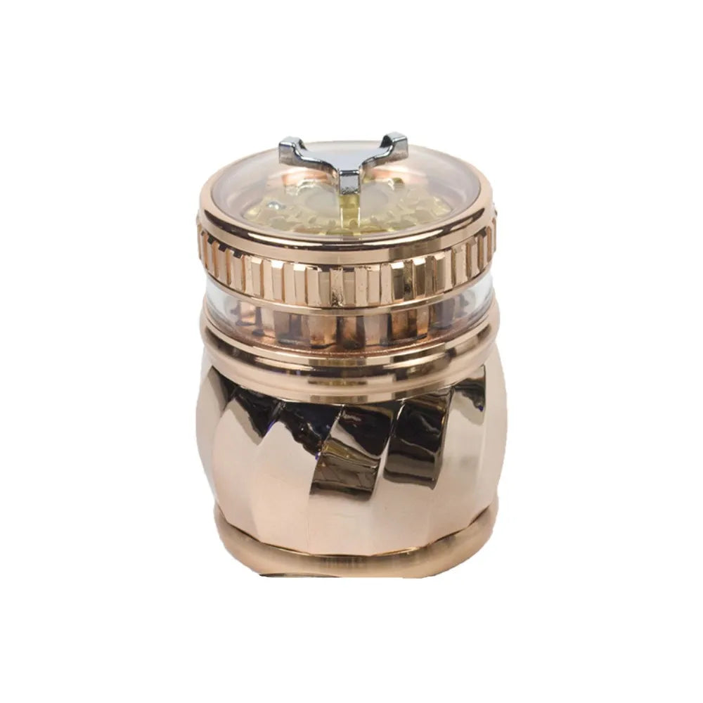 4-Piece Aluminum Herb & Spice Grinder — 63mm | Spinning Lid