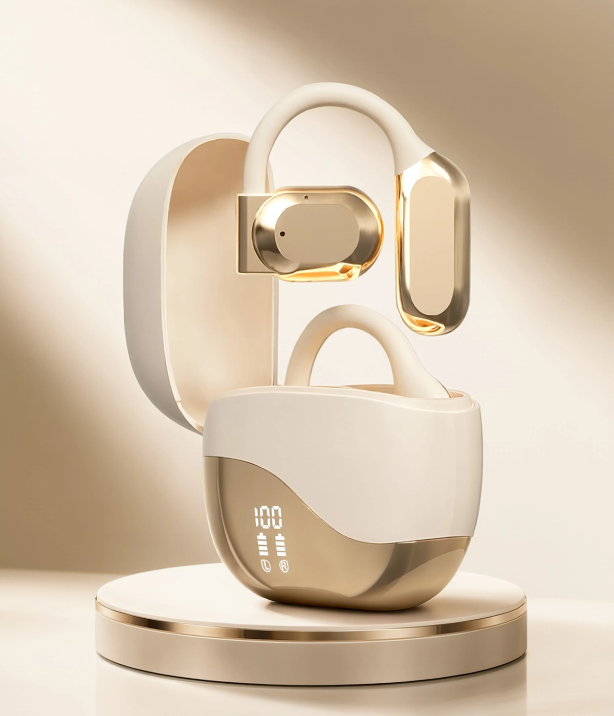 Homyra Sixth in skin tone — open-ear hook design
