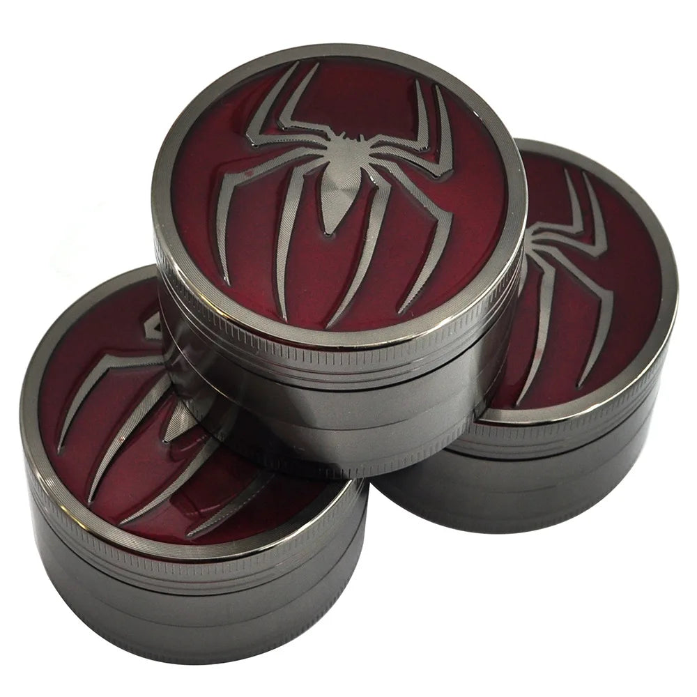 4-Layer Metal Herb & Spice Grinder — 50mm | Black & Gold