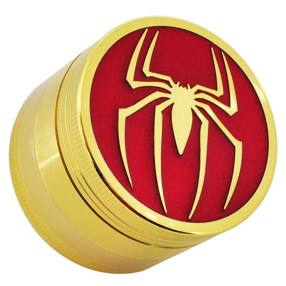 4-Layer Metal Herb & Spice Grinder — 50mm | Black & Gold